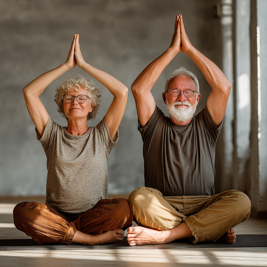 Заняття йогою в групі